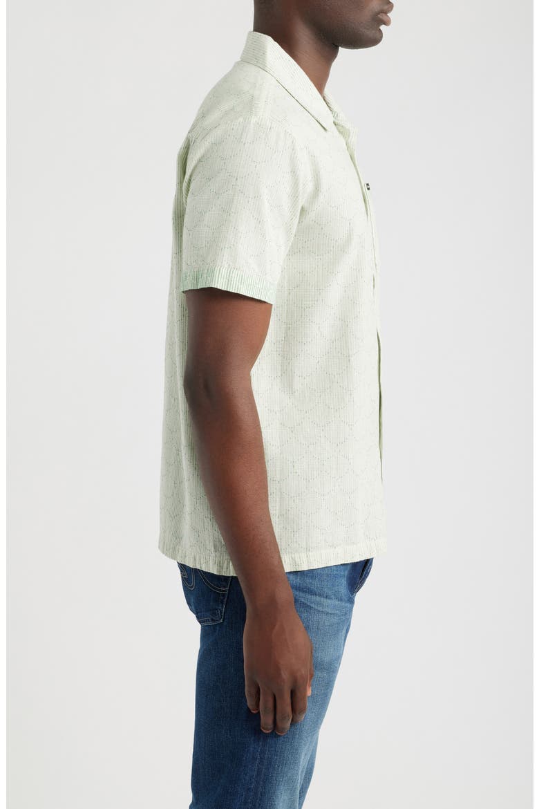 Scales Camp Shirt, Alternate, color, OFF WHITE
