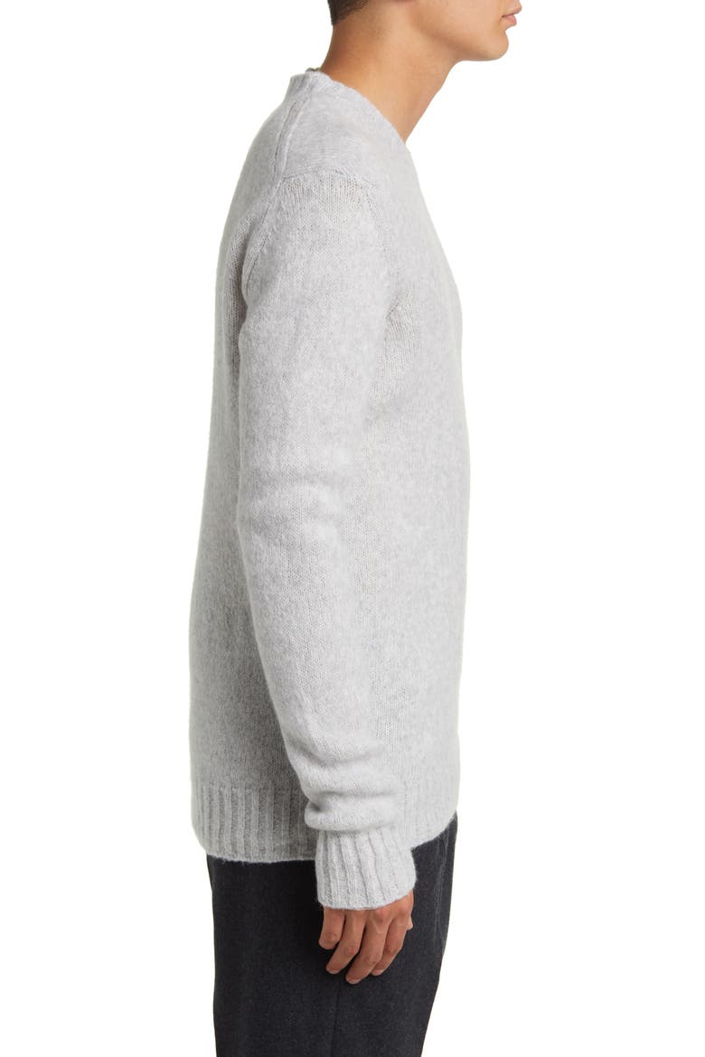 Lee 6598 Wool Blend Crewneck Sweater, Alternate, color, LIGHT GREY MELANGE