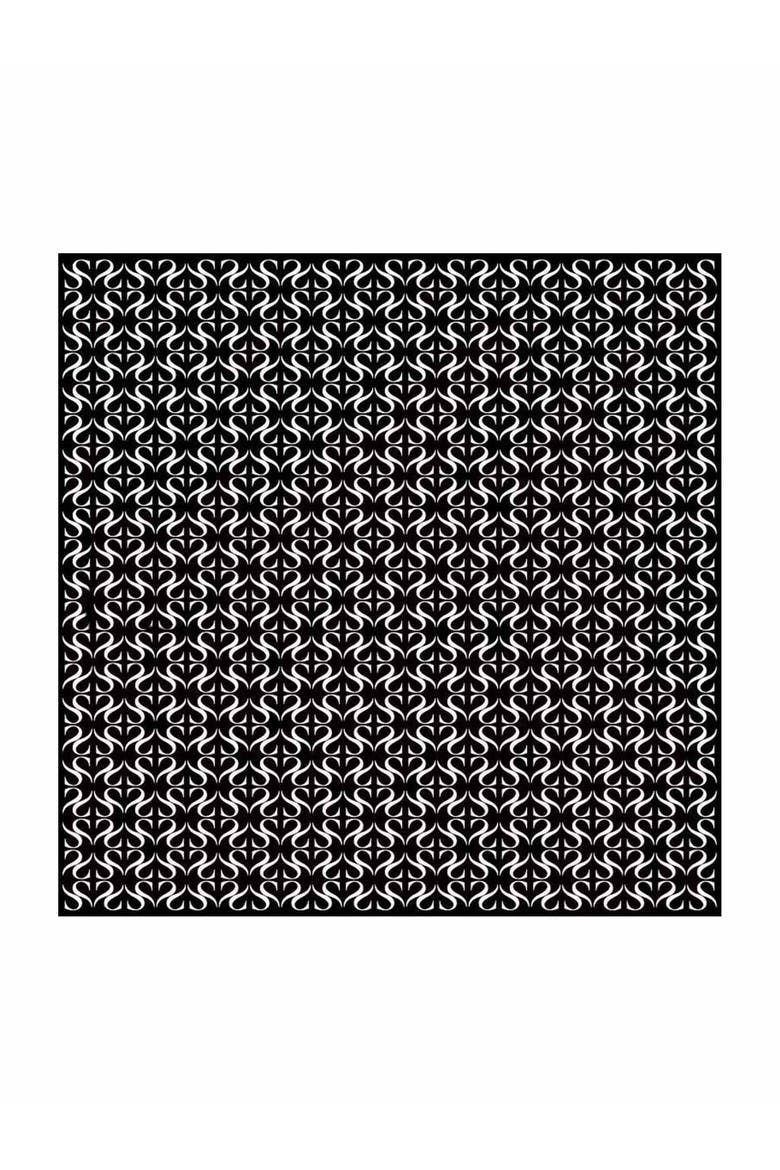 Pure Silk S Square Scarf, Main, color, Black