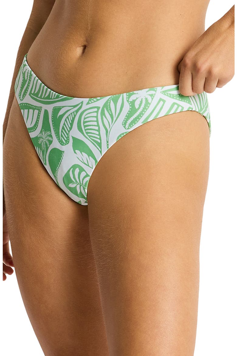 Reversible Sporty Bikini Bottoms, Alternate, color, MATCHA