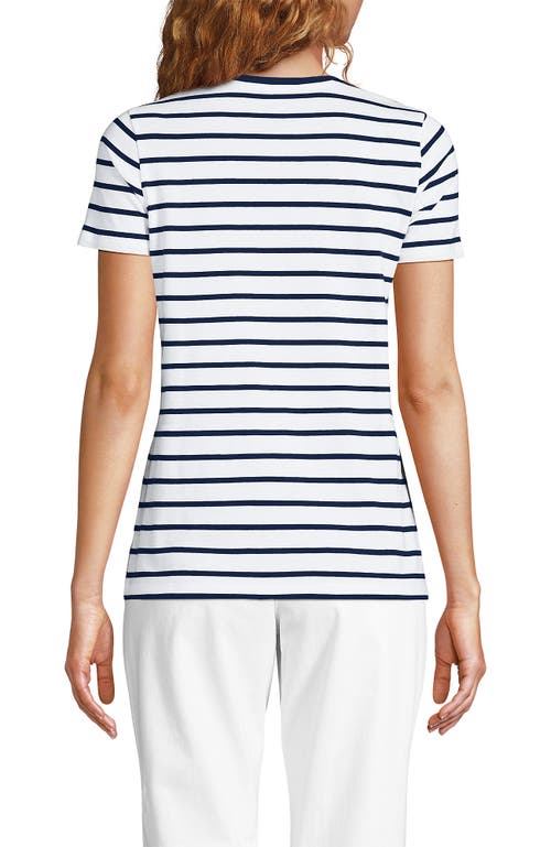 Lands' End Relaxed Supima Cotton Crew Neck T-shirt