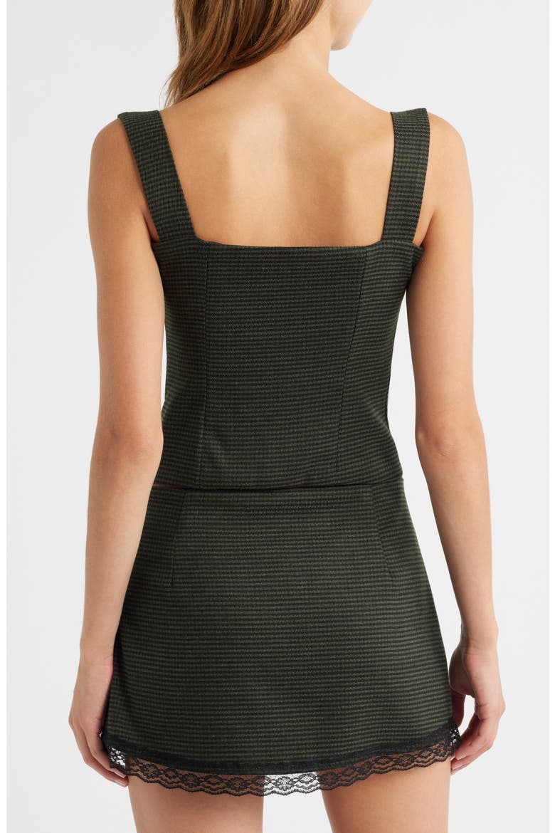 Ambrose Houndstooth Corset, Alternate, color, HOUNDSTOOTH