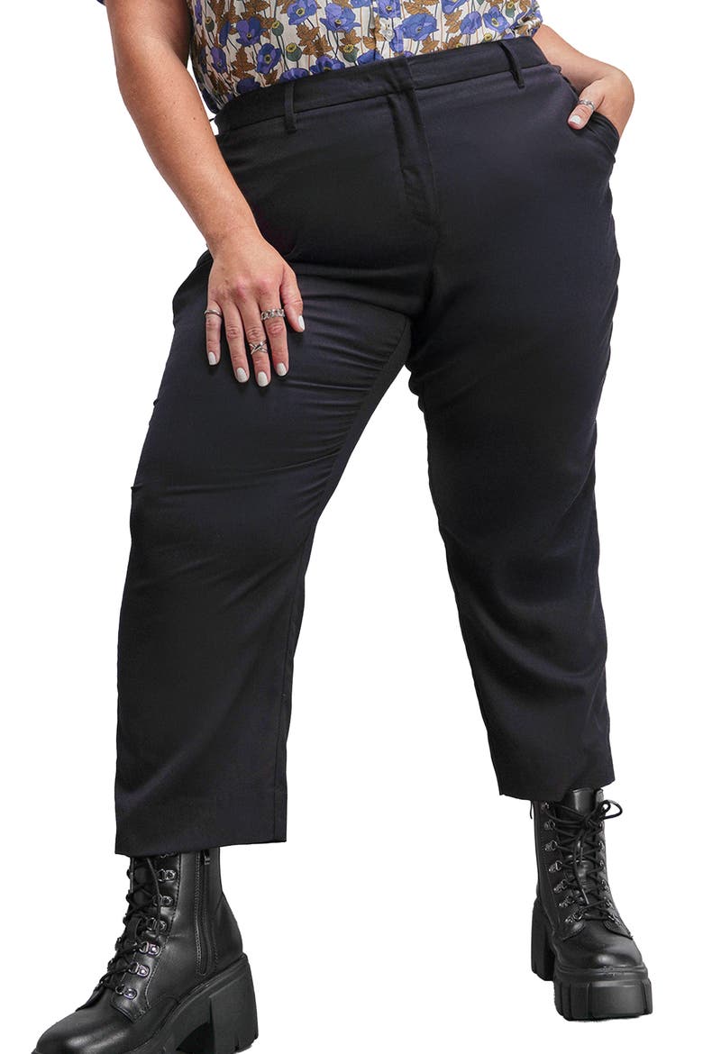 The Empower Slim Crop Pant, Alternate, color, BLACK