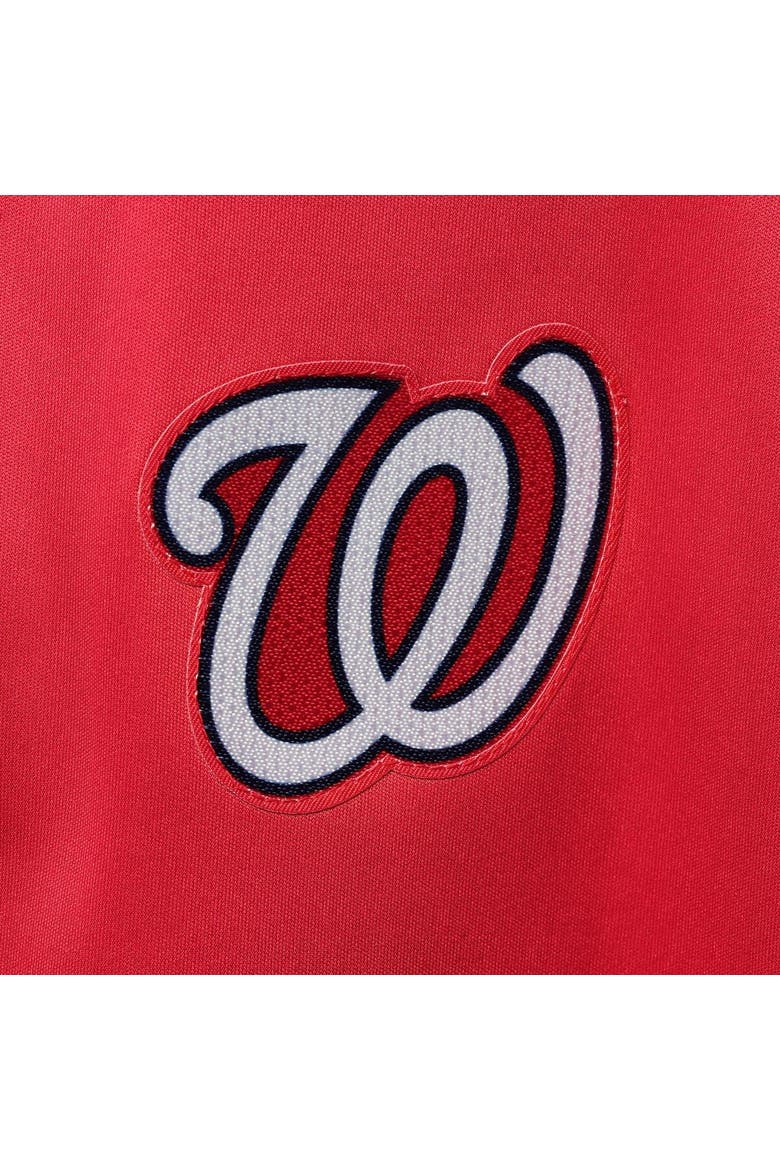 Women's Red Washington Nationals Plus Size Raglan T-Shirt, Alternate, color, Red