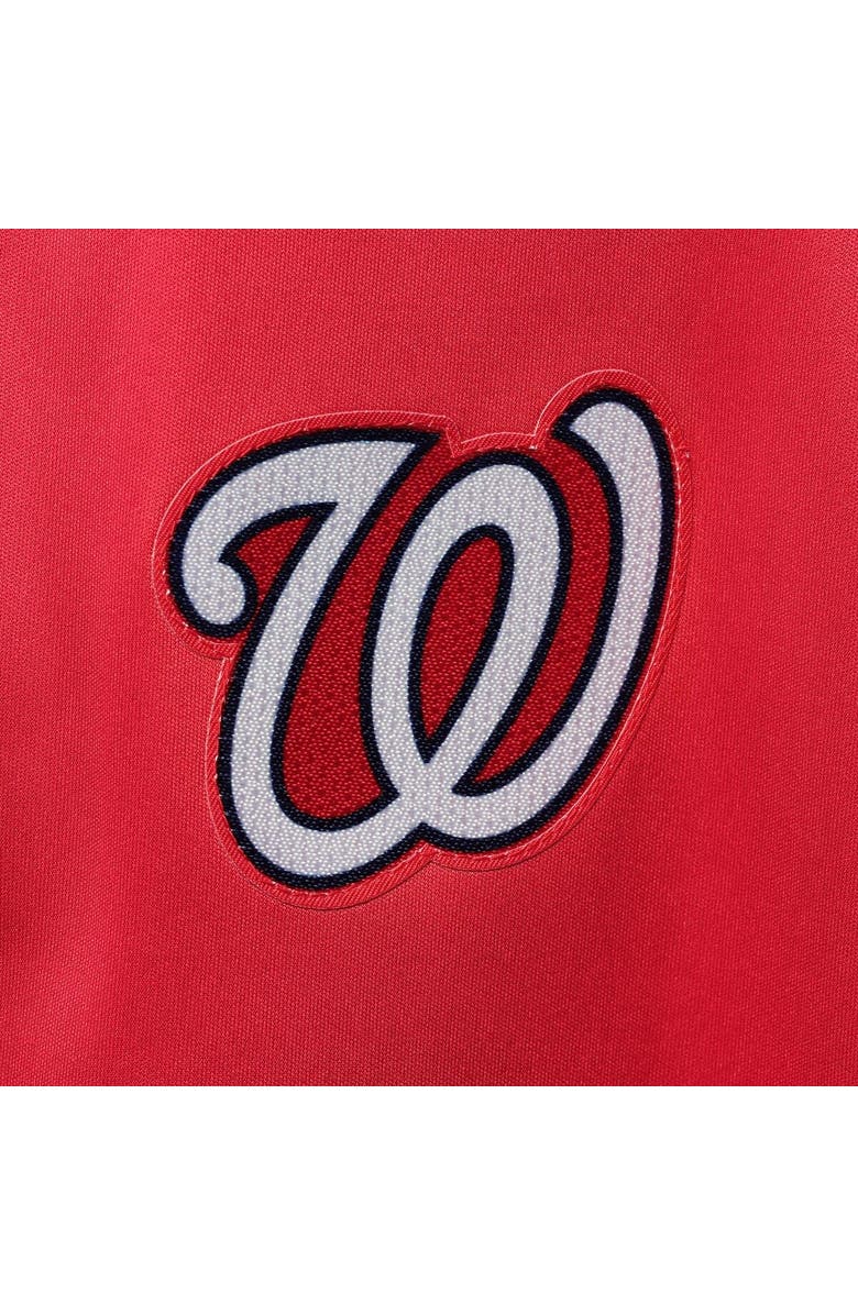 PROFILE Women's Red Washington Nationals Plus Size Raglan T-Shirt, Alternate, color, Red