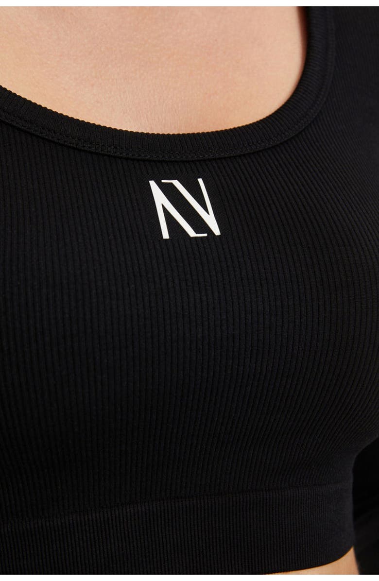 Nocturne Boat Neck Knit Crop Top, Alternate, color, 