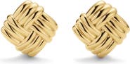 D.LOUISE Statement Twist Stud Earrings