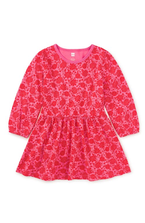 Tea Collection Blouson Sleeve Pocket Dress in Andong Floral at Nordstrom, Size 2T