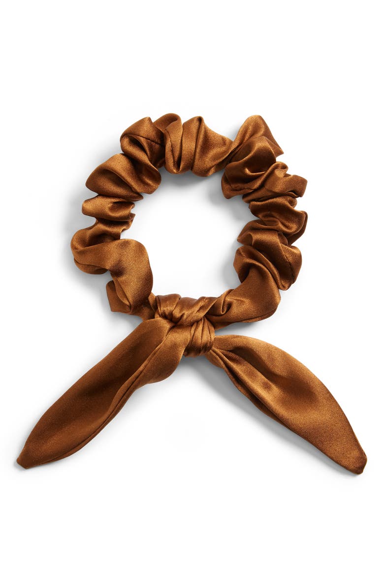 Donni Charm Chiquita Silk Scrunchie, Main, color, 