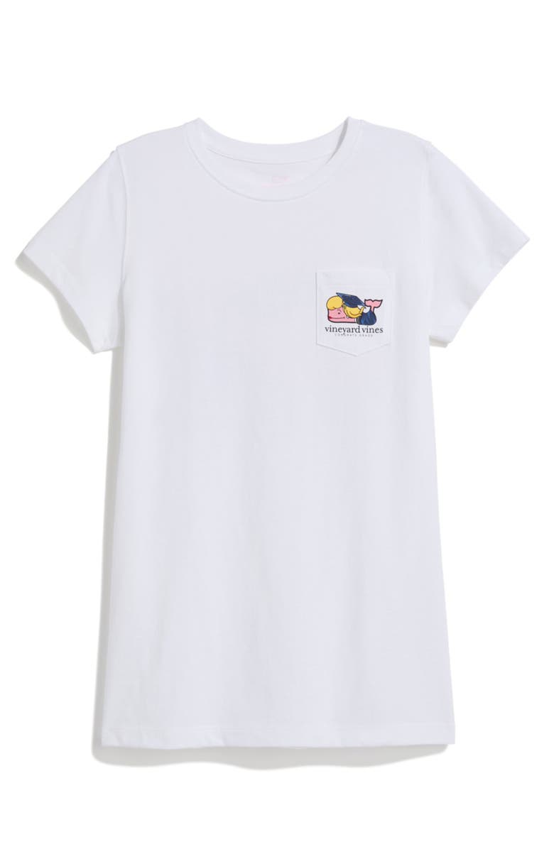 vineyard vines Class of '25 Cotton Graphic Pocket T-Shirt, Main, color, 