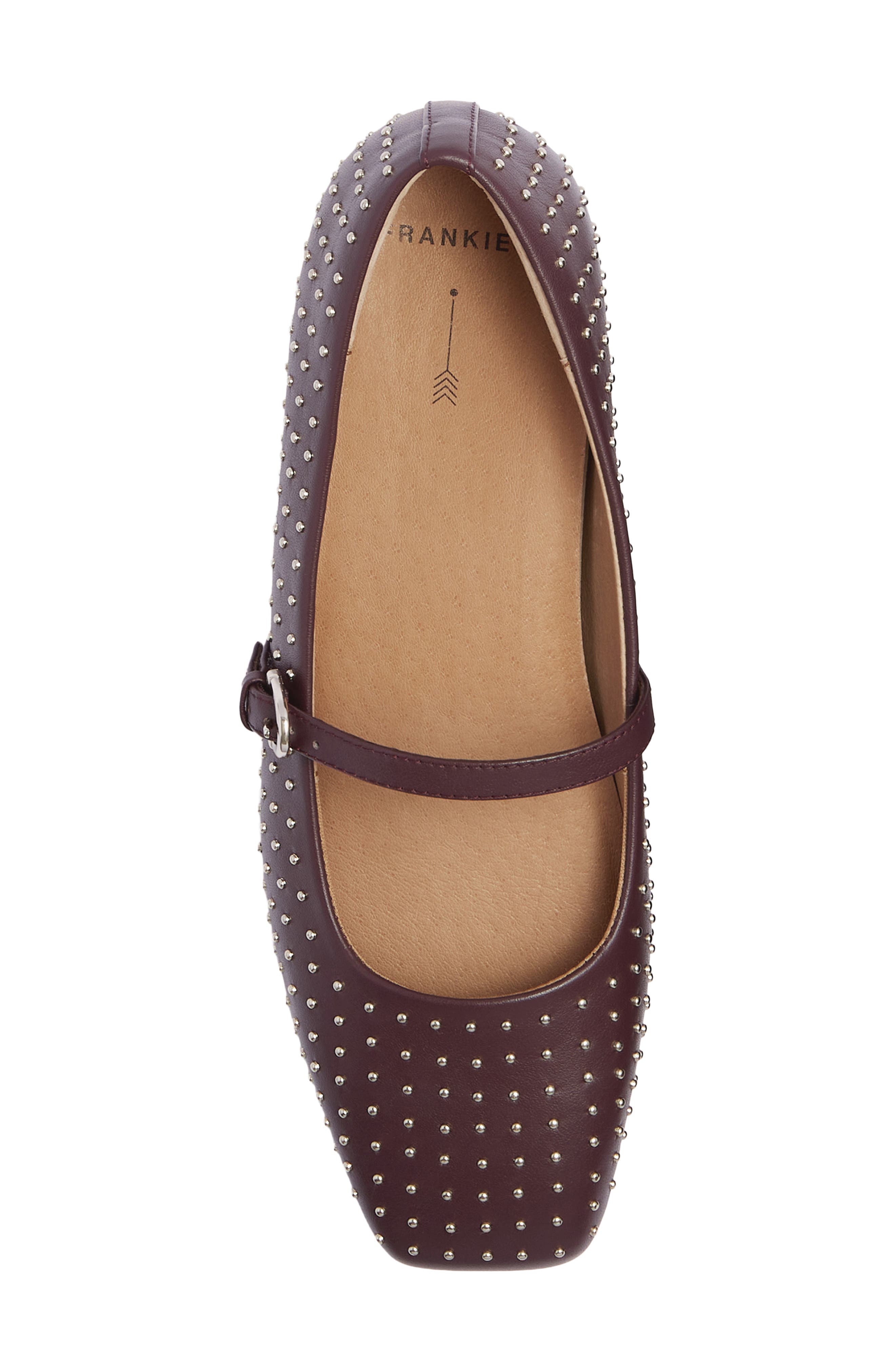 Hepburn Mary Jane Flat, Alternate, color, CHERRY STUD