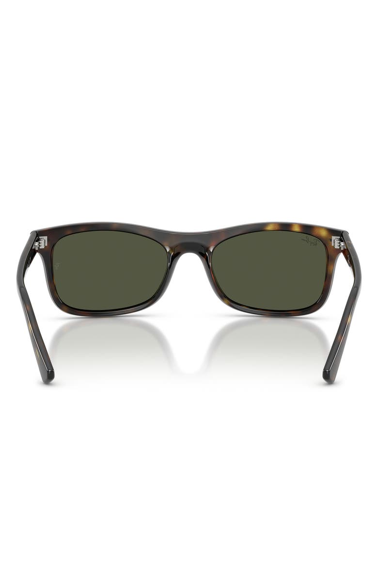 Ray-Ban Square Sunglasses, Alternate, color, Havana / Green