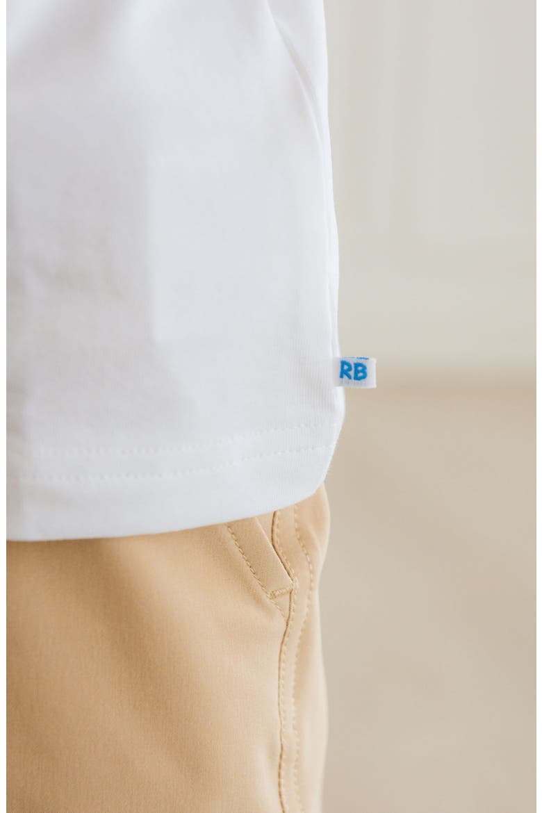 Kids' Cotton Henley, Alternate, color, WHITE