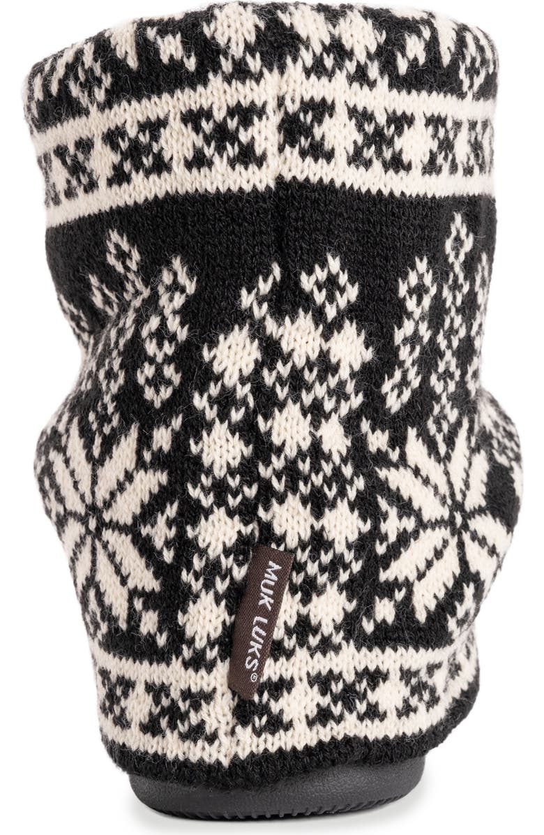 MUK LUKS Raquel Faux Fur Lined Indoor/Outdoor Bootie Slipper, Alternate, color,