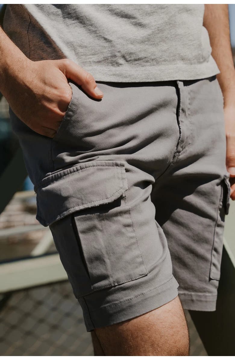 Peter Manning Cargo Shorts, Alternate, color, Grey