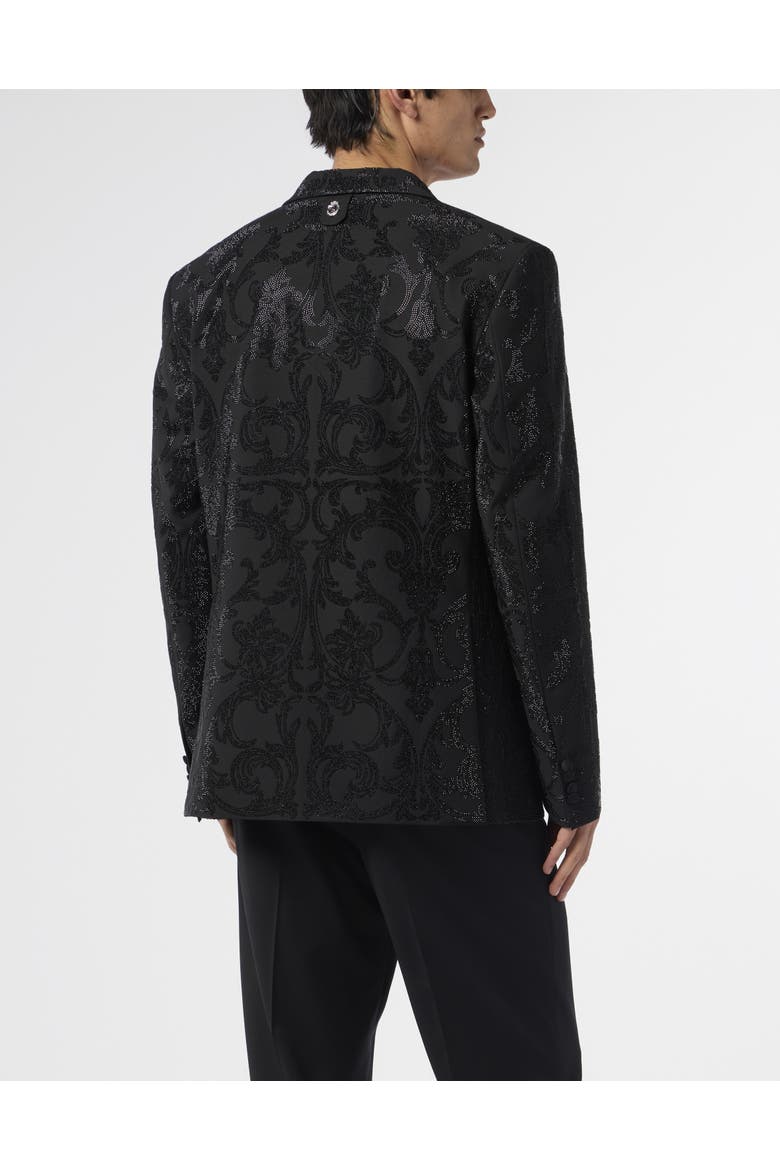 Blazer Brocade Strass Men, Alternate, color, black