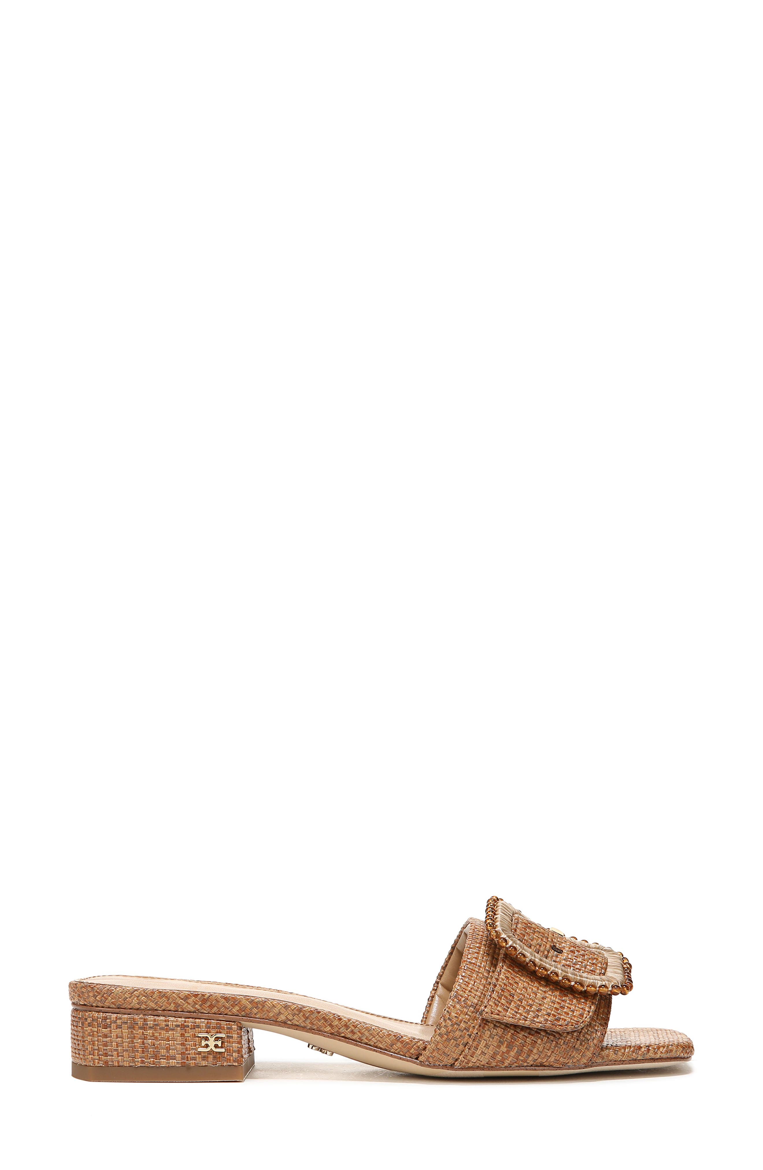 Sam Edelman Deacon Raffia Sandal, Alternate, color, 