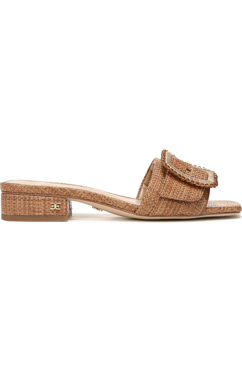 Sam Edelman Deacon Raffia Sandal, Alternate, color, Cuoio