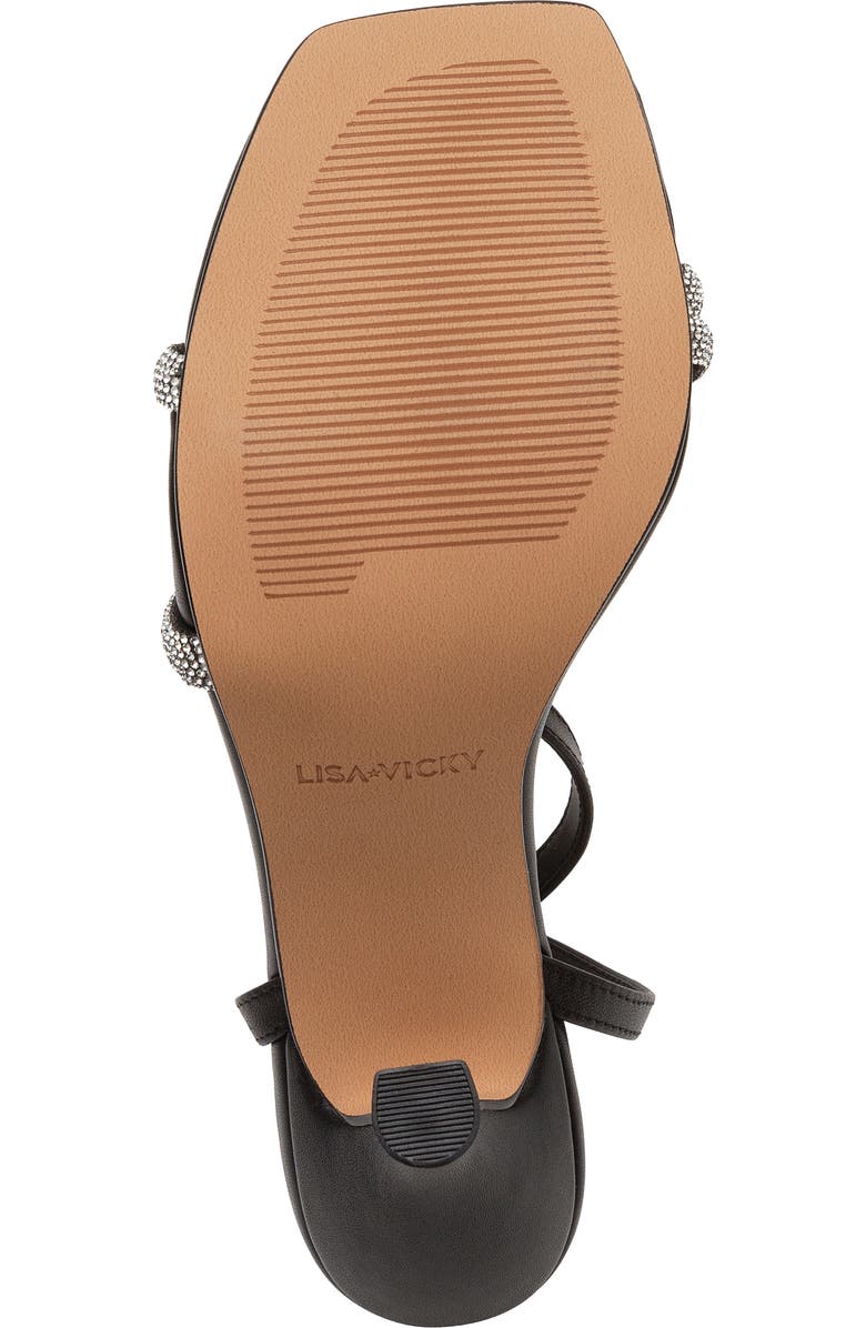 Lisa Vicky Gem Crystal Ankle Strap Sandal, Alternate, color,