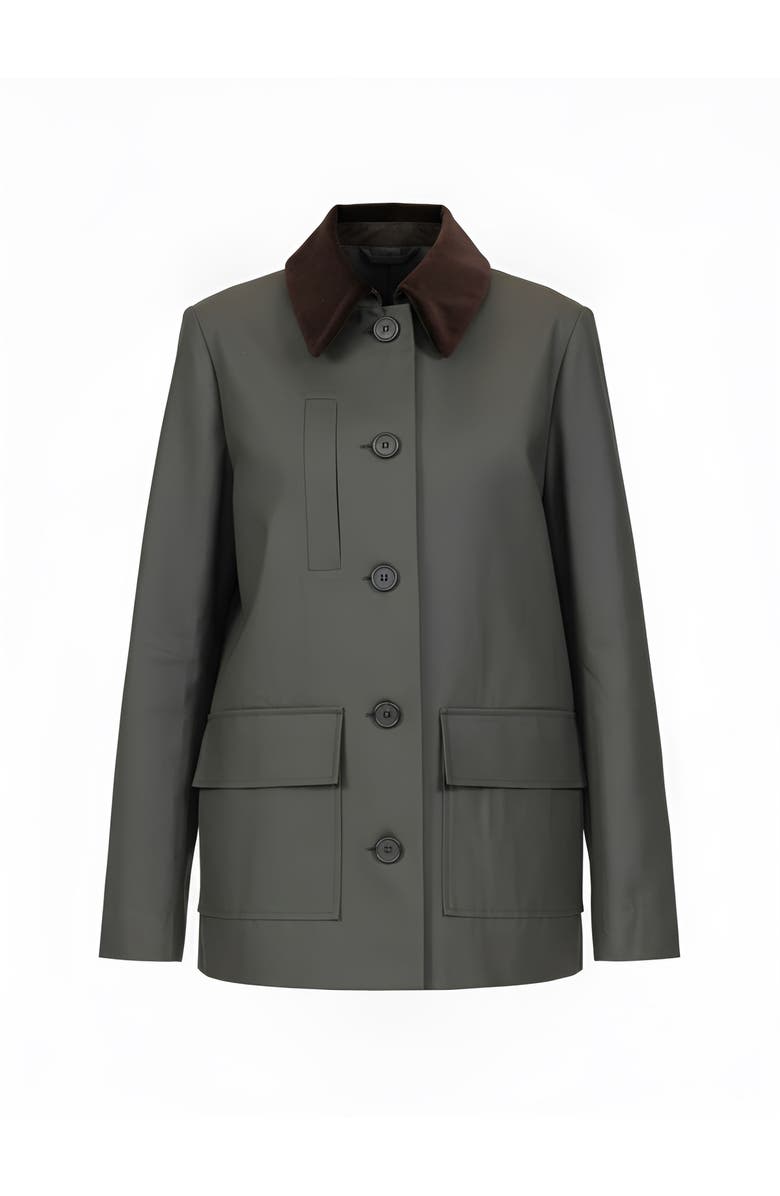 Callas Milano Hudson Field jacket water resisrant canvas, Main, color, Army