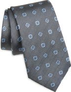 Duchamp Geometric Silk Tie
