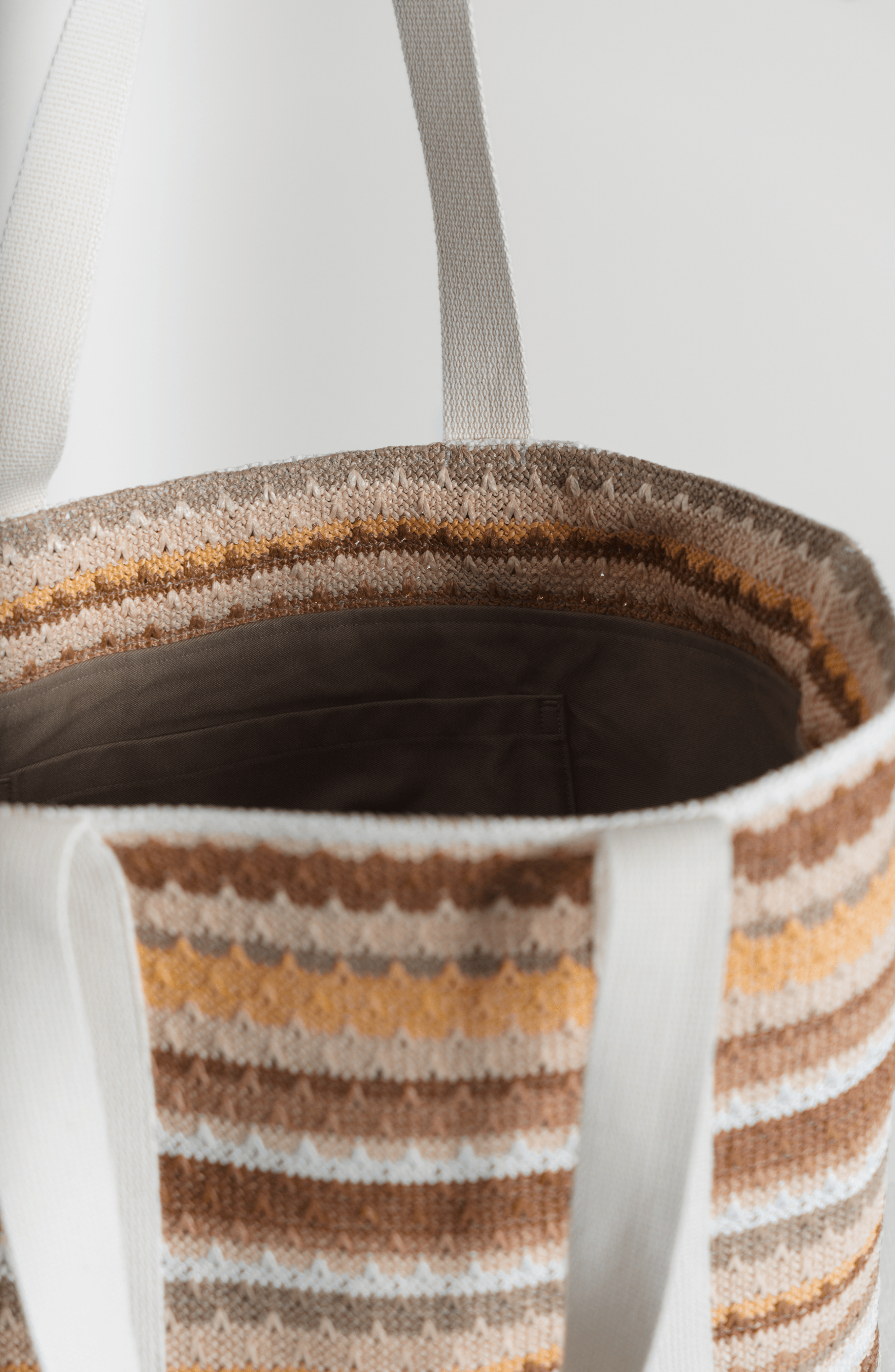 LEISURE LAB Savannah Tote, Alternate, color, Sand Stripes