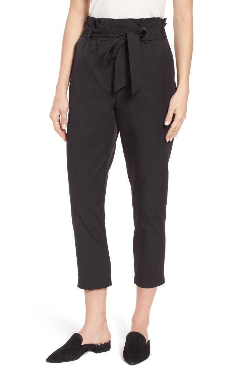 Halogen<sup>®</sup> Paperbag Tie Waist Pants, Main, color,