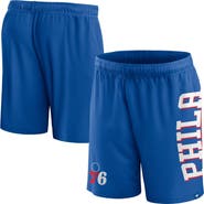 FANATICS Men's Fanatics Branded Royal Philadelphia 76ers Post Up Mesh Shorts