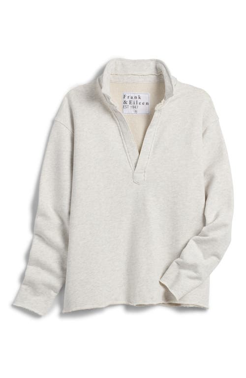 Frank & Eileen Patrick Popover In Light Heather Gray Melange