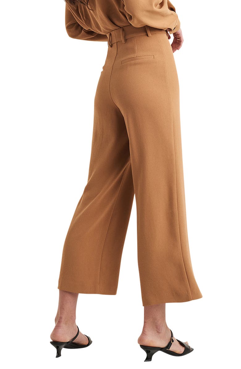 NA-KD Wide Leg Crop Pants, Alternate, color, 