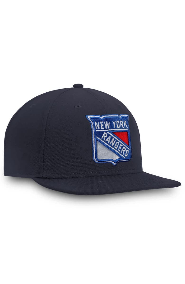 FANATICS Men's Fanatics Navy New York Rangers Core Fitted Hat, Alternate, color, Navy