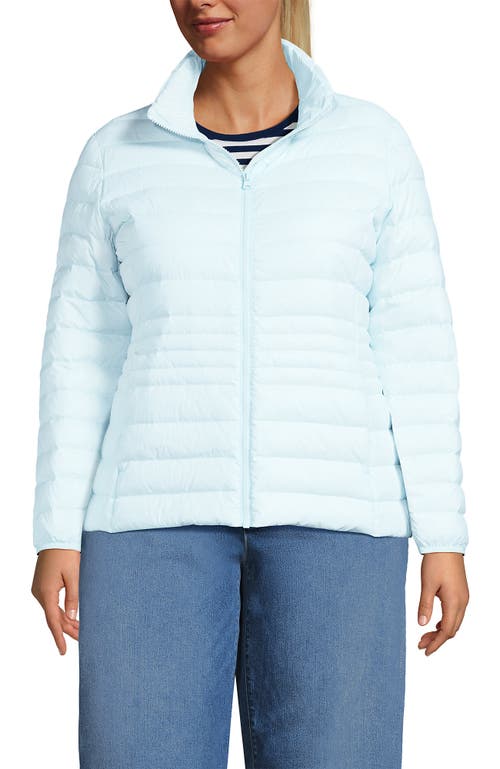Lands' End Wanderweight Ultralight Packable Down Jacket In Blue