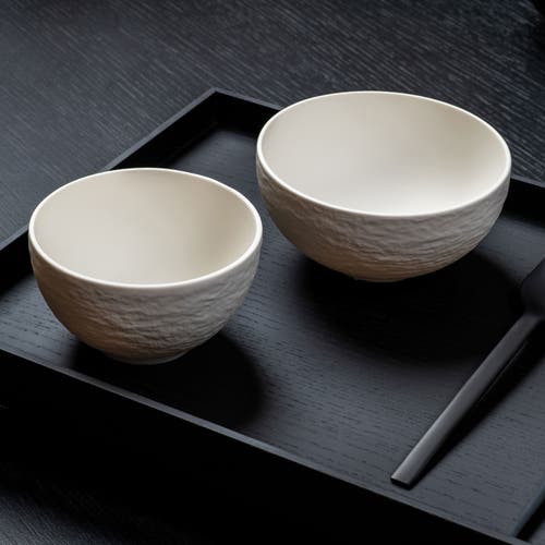 Villeroy & Boch Manufacture Rock Dip Bowl In White