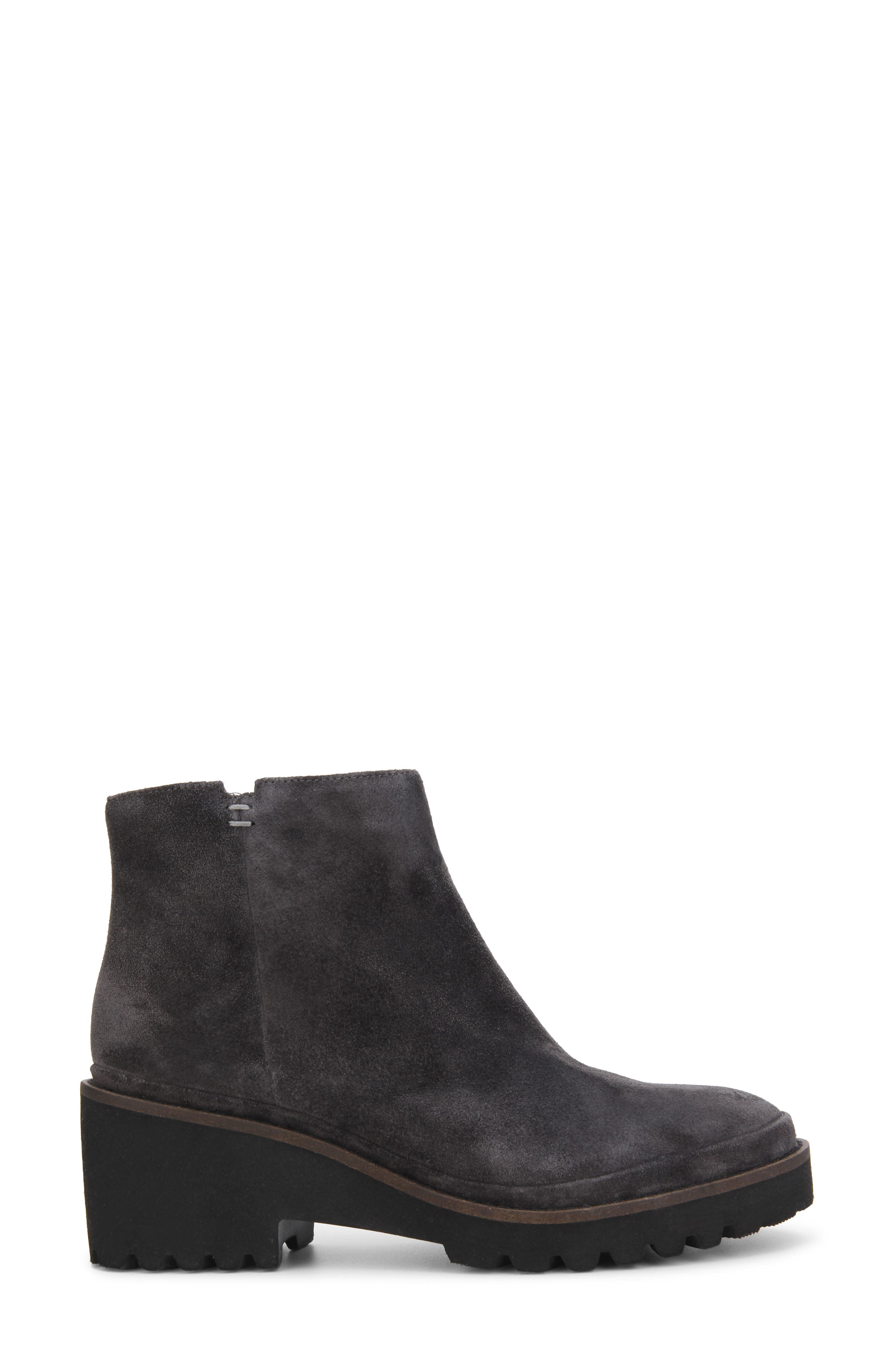 by Kenneth Cole Mona Bootie, Alternate, color, CHARCOAL SUEDE