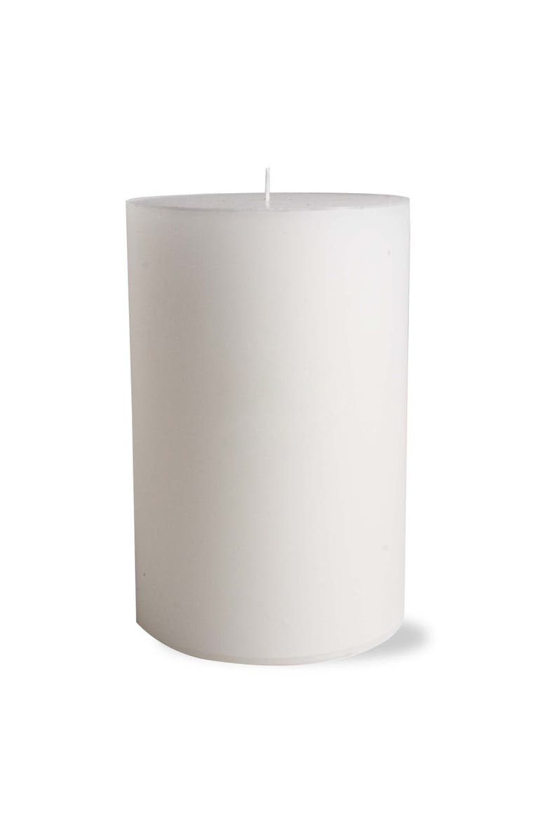 tag Chapel White Pillar Candle Unscented Long Burning Home Decor, Alternate, color, White