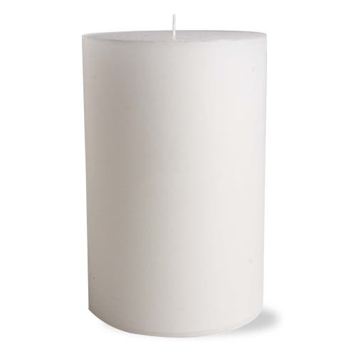 Tag Chapel White Pillar Candle Unscented Long Burning Home Decor In White