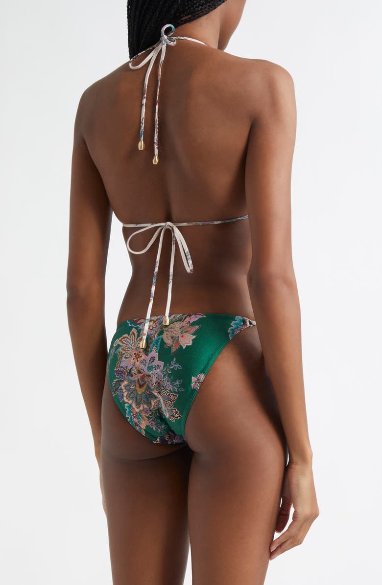 Zimmermann Rhiannon Paisley Print Two-Piece Swimsuit, Alternate, color, Spliced