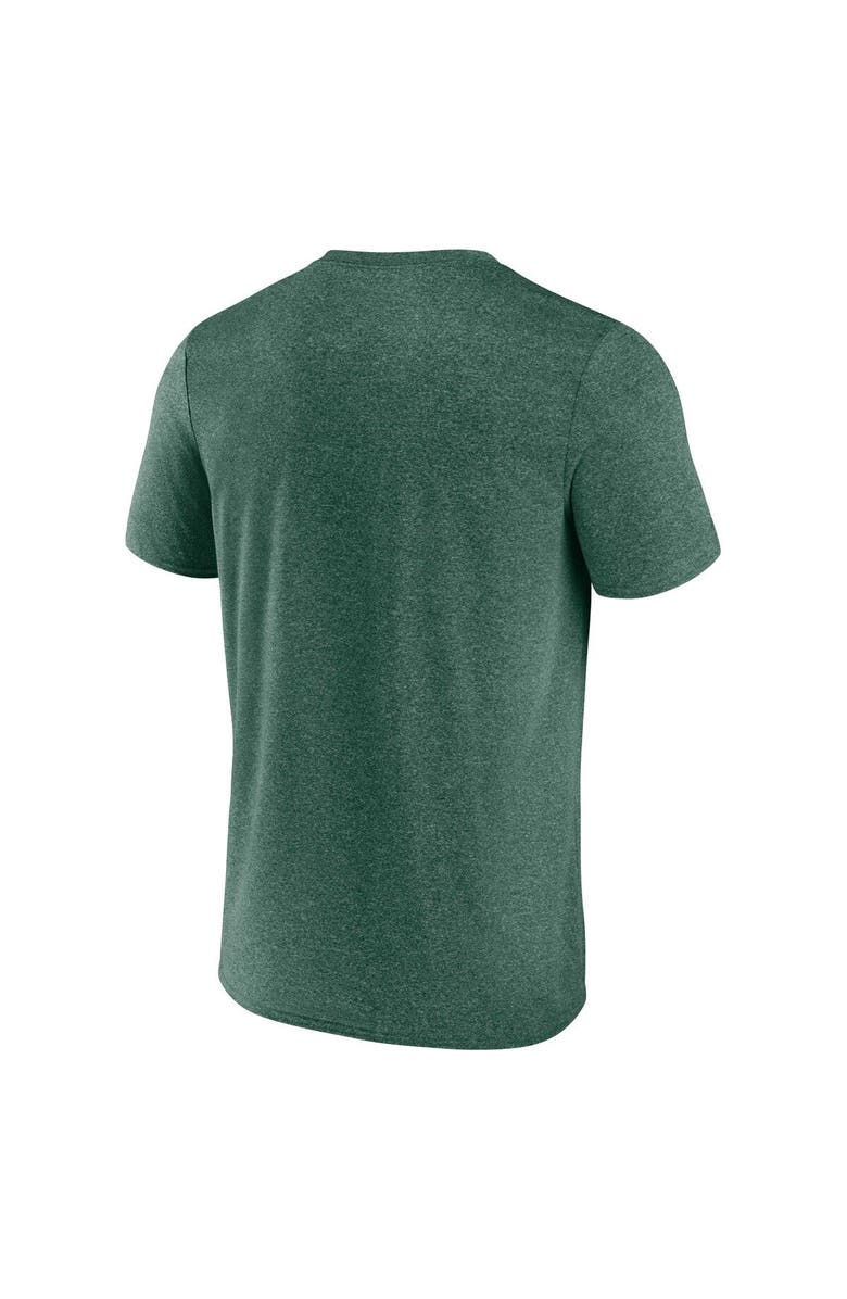 FANATICS Men's Fanatics Branded Heathered Green Minnesota Wild Prodigy Performance T-Shirt, Alternate, color, Heather Green