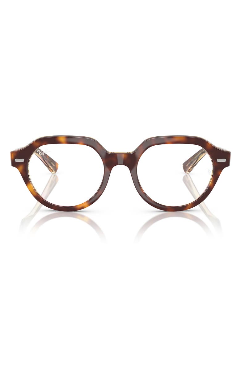 Ray-Ban 49mm Gina Square Optical Glasses, Main, color, 