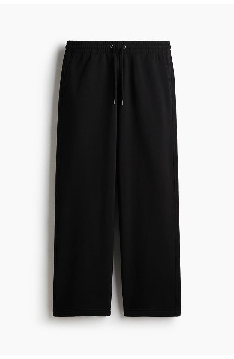 H&M Loose Fit Sweatpants, Alternate, color, Black