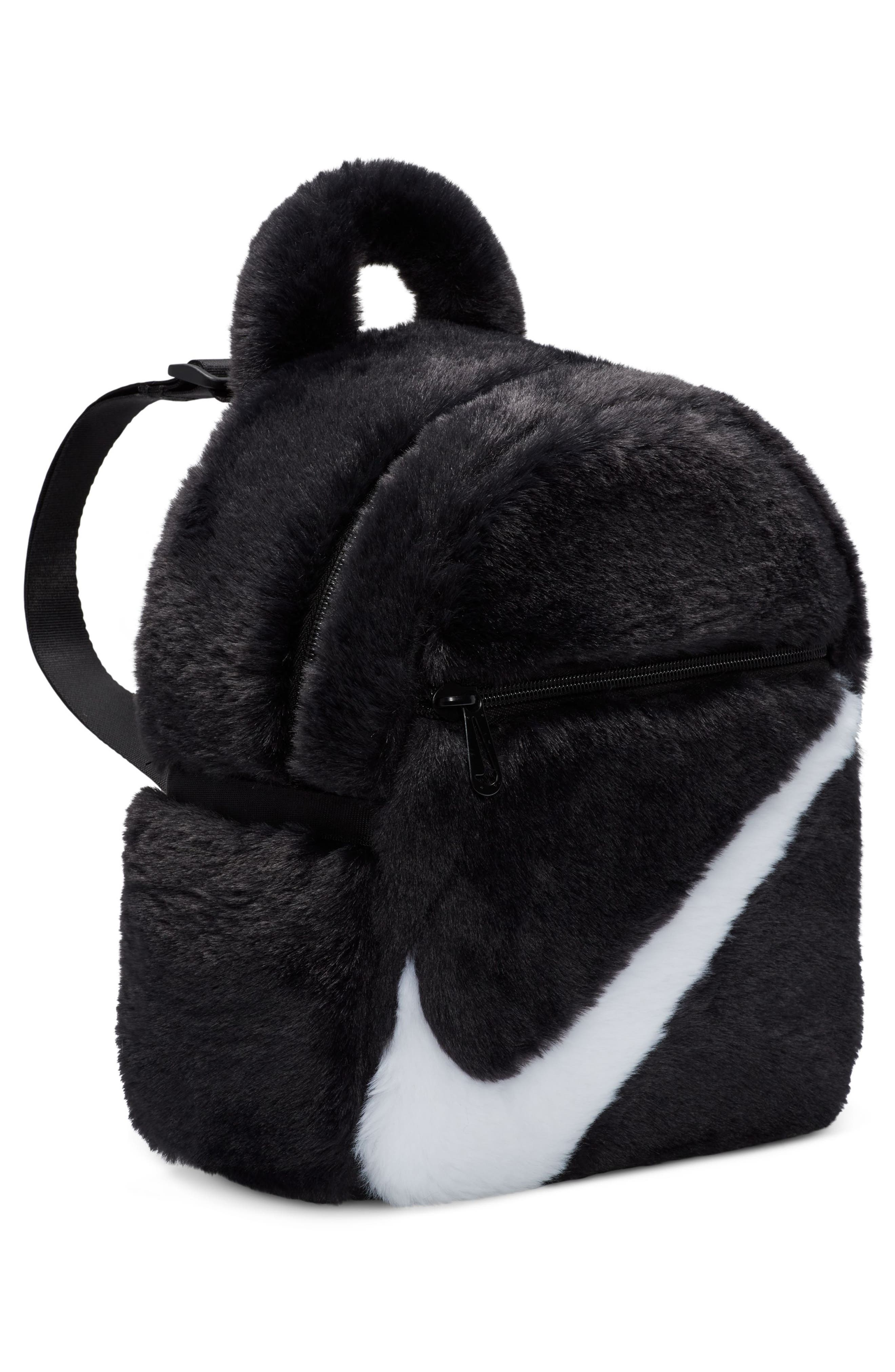 Nike Sportswear Futura 365 Faux Fur Mini Backpack, Alternate, color, 