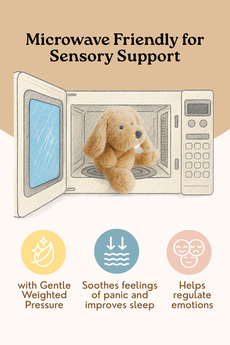 Microwavable and Weighted Plush Buddies, Alternate, color, Charlie the Puppy Dog