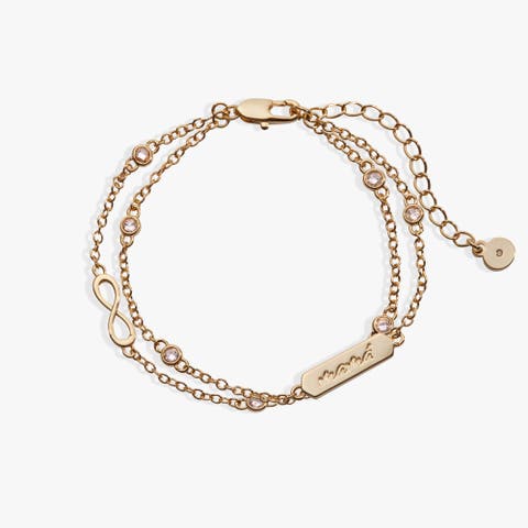 Mamá Infinity Adjustable Chain Bracelet