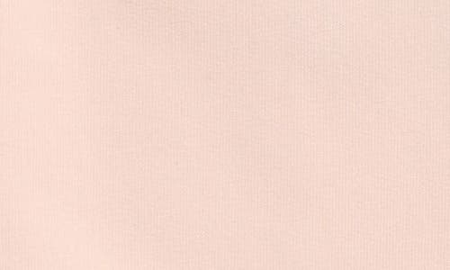 Moncler Logo Baby Grow Stretch Cotton Fleece Romper In Light Pink