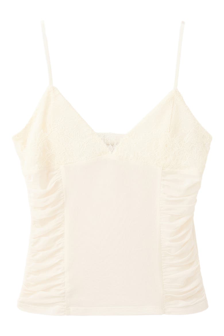 Lace Trim Camisole, Main, color, ECRU