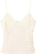 MANGO Lace Trim Camisole