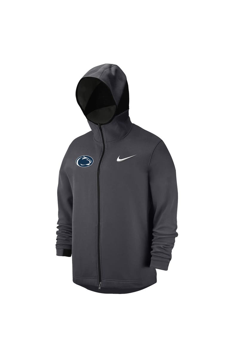 Nike Men's Nike Anthracite Penn State Nittany Lions Tonal Showtime Full-Zip Hoodie, Alternate, color, 