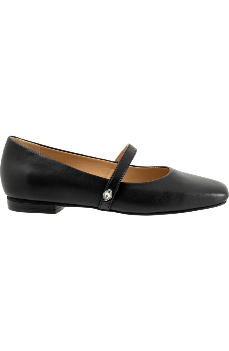 SoftWalk<sup>®</sup> Hazel Mary Jane Flat, Alternate, color, Black