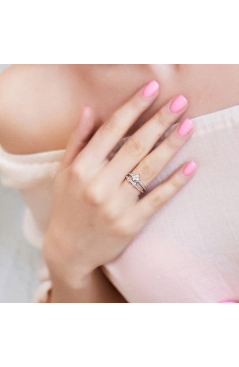 Julianna B. 1/2 CTW Diamond Bridal Ring Set, Alternate, color, Sterling Silver