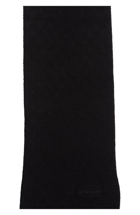 Wool Ribbed Scarf
